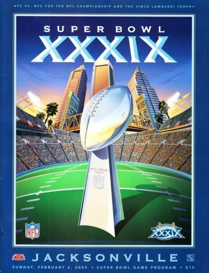 Super Bowl Stadium Program Magazine