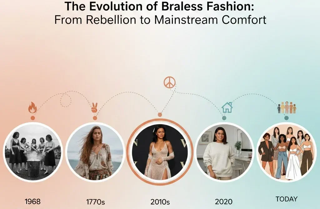 The Evolution of Braless Fashion