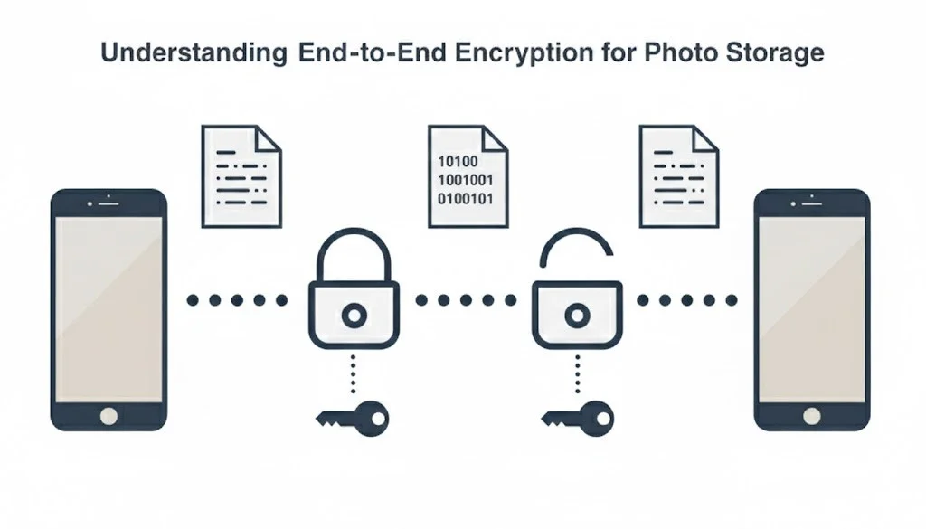 end-to-end encryption for photo storage