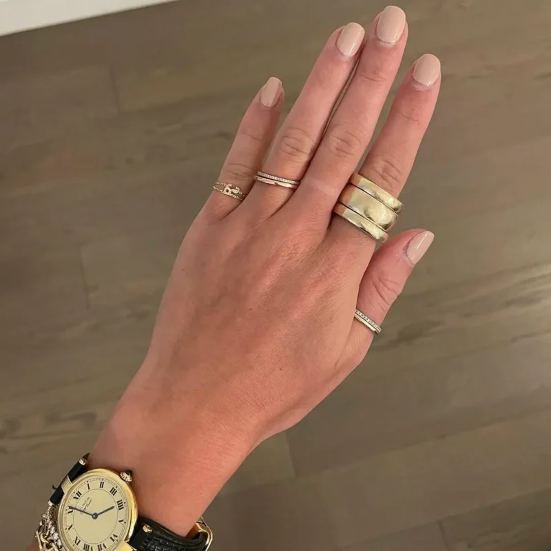 Chunky Gold Bands