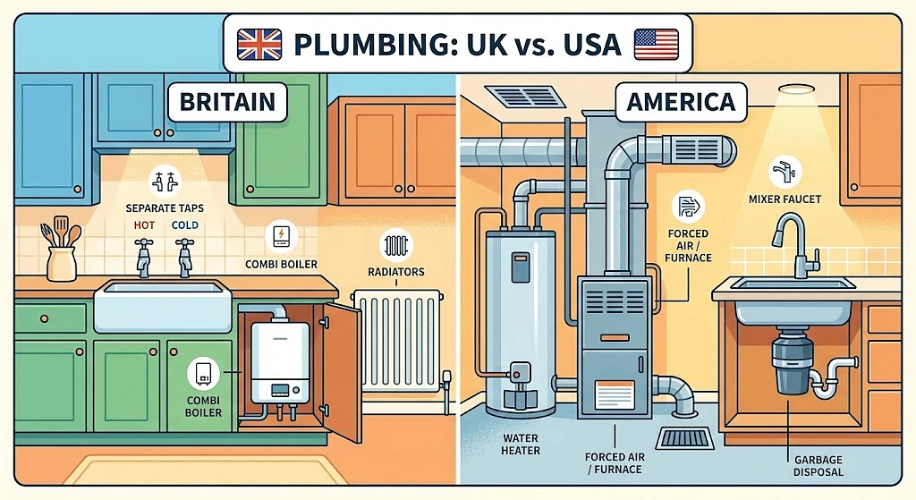 Plumbing Things That Work Completely Differently in America and Britain