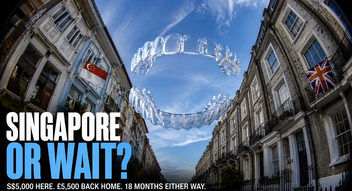 Should you get your teeth straightened in Singapore or wait until you're back in the UK?