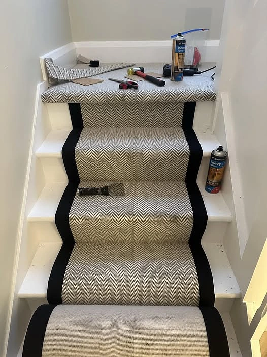 Herringbone carpet