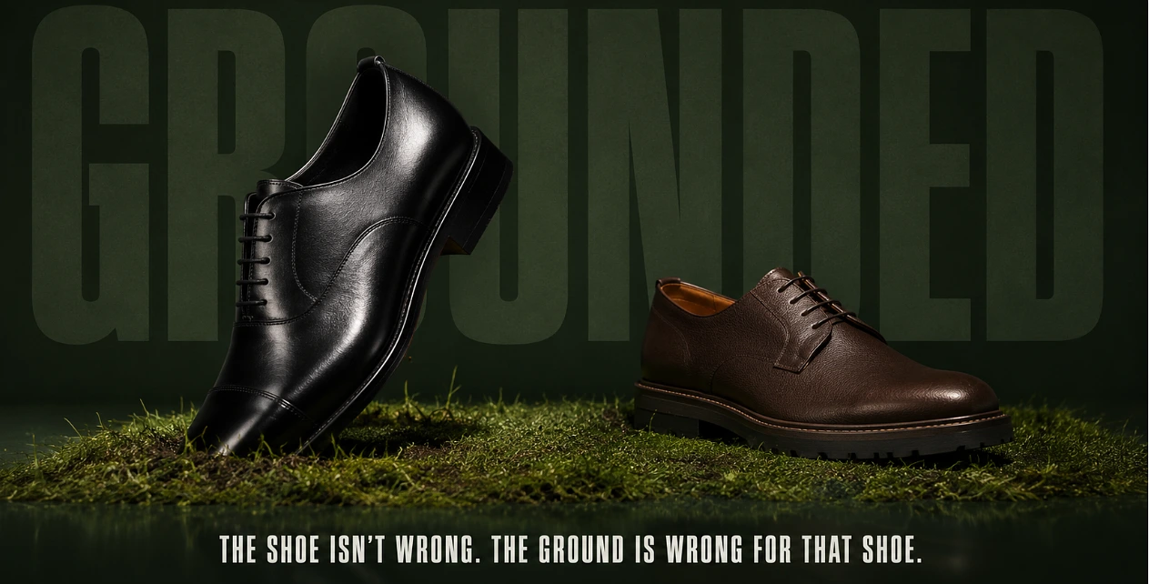 Why Your Most Formal Shoes Are the Wrong Choice on Grass