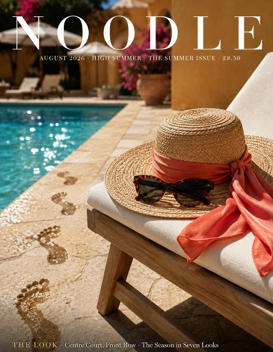 AUGUST 2026 / ISSUE 01 NOODLEMAGAZINE UK