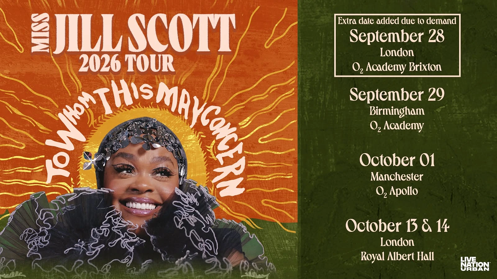 Jill Scott Is At Brixton Academy Tonight