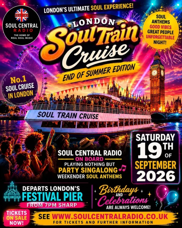 Soul Boat Sails From Festival Pier on Saturday for the End of Summer Cruise