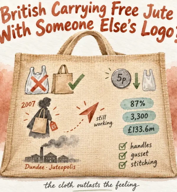 Why millions British people willingly carry corporate advertising every day