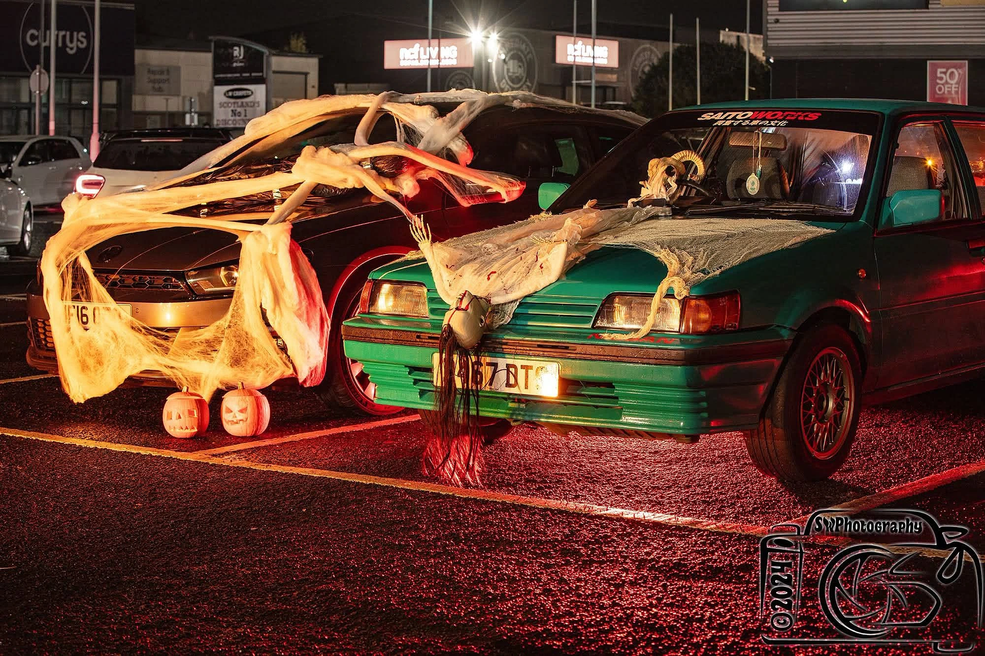 Glasgow Car Scene Halloween meet