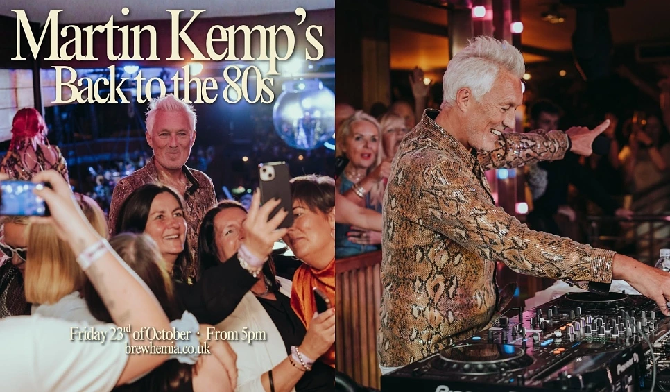 Martin Kemp Back To The 80s Brewhemia