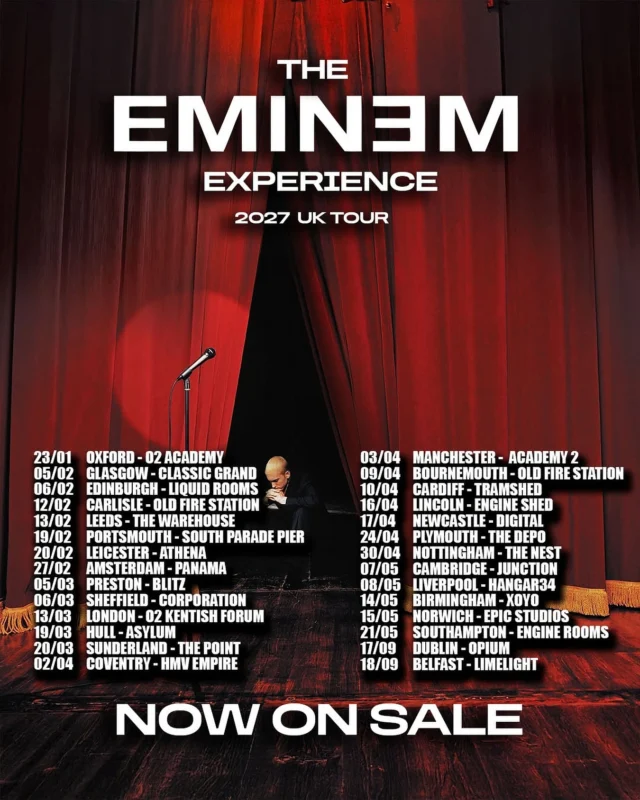 The Eminem Experience Uk Tour