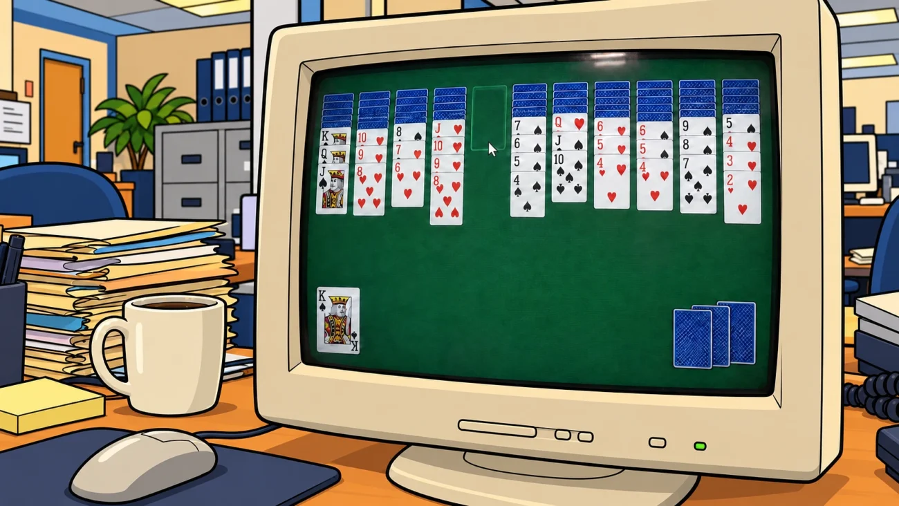 the screen must look like a real game screen, sharp and readable, with correct card faces. No operating system logos, no taskbar logo, no window title text